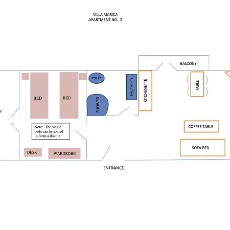 Appartement Marica *